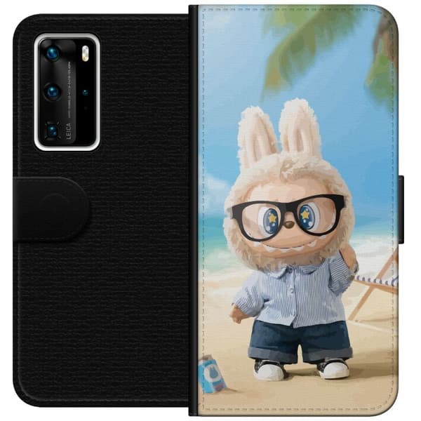 Huawei P40 Pro Plånboksfodral Labubu Dark Dreams – Mörk mystisk design