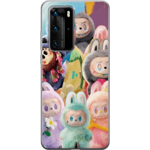Huawei P40 Pro Genomskinligt Skal big into energy labubu
