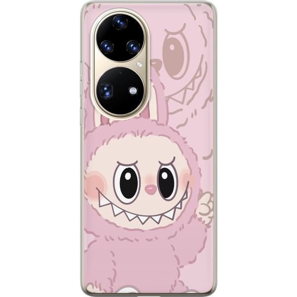 Huawei P50 Pro Gennemsigtig cover Labubu Floral Freak