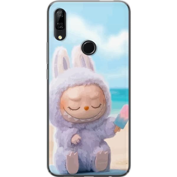 Huawei P Smart Z Gjennomsiktig deksel Labubu Pink Stemning