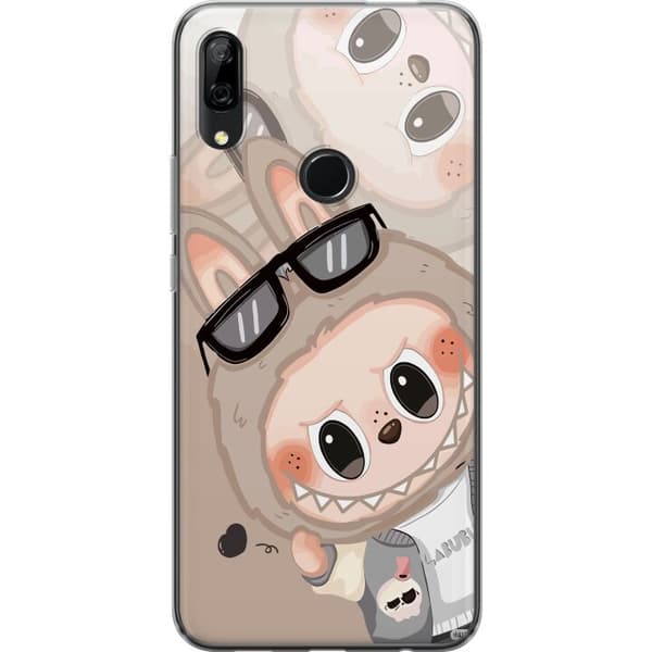 Huawei P Smart Z Genomskinligt Skal Labubu Rainbow Chaos – Färgglatt monster i regnbågstoner
