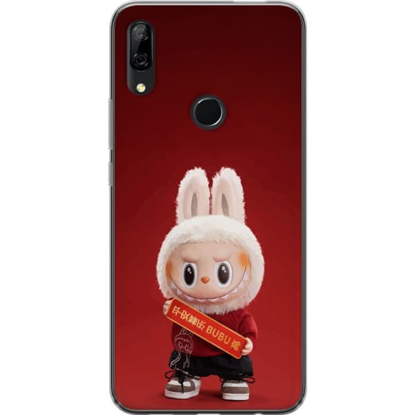 Huawei P Smart Z Gjennomsiktig deksel Pop Mart The Monsters Labubu Lykke til Vinyl Plysj Dukke