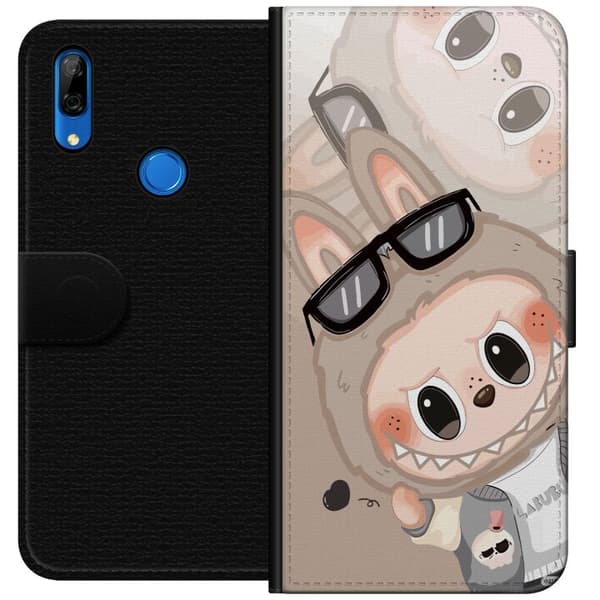 Huawei P Smart Z Plånboksfodral Labubu Rainbow Chaos – Färgglatt monster i regnbågstoner
