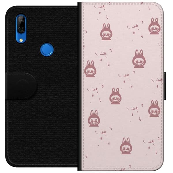 Huawei P Smart Z Plånboksfodral Labubu Neon Pop – Neonfärgad pop art monster