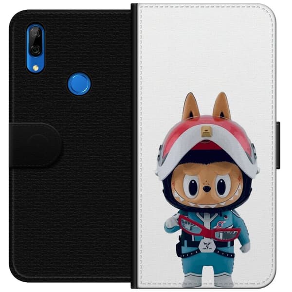 Huawei P Smart Z Lommeboketui How2work Labubu Monstrene x Ultraman Blue Figur