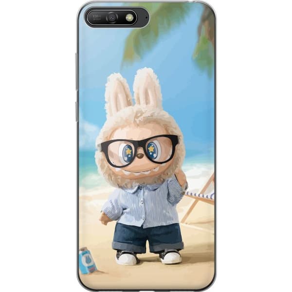 Huawei Y6 (2018) Genomskinligt Skal Labubu Dark Dreams – Mörk mystisk design