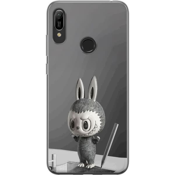 Huawei Y6 (2019) Läpinäkyvä kuori Pop Mart MEGA LABUBU LABUBU Sketch 1000%