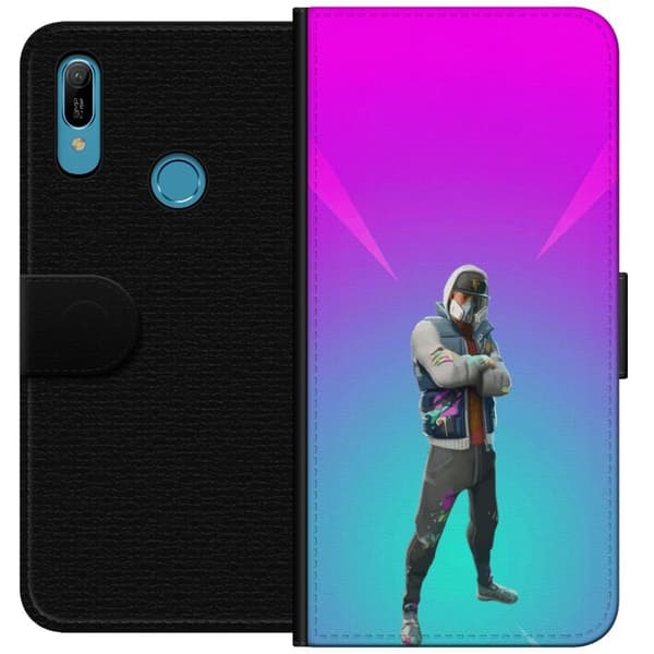 Huawei Y6 (2019) Lompakkokotelo musta ritari fortnite