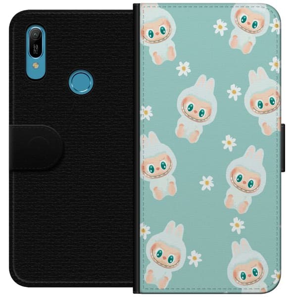 Huawei Y6 (2019) Plånboksfodral Labubu Candy Vibes – Söt och färgglad monsterstil