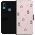 Pikkukuva 1 / 3: Huawei Y6 (2019) Lompakkokotelo Labubu Neon Pop - Neonvärinen pop art hirviö