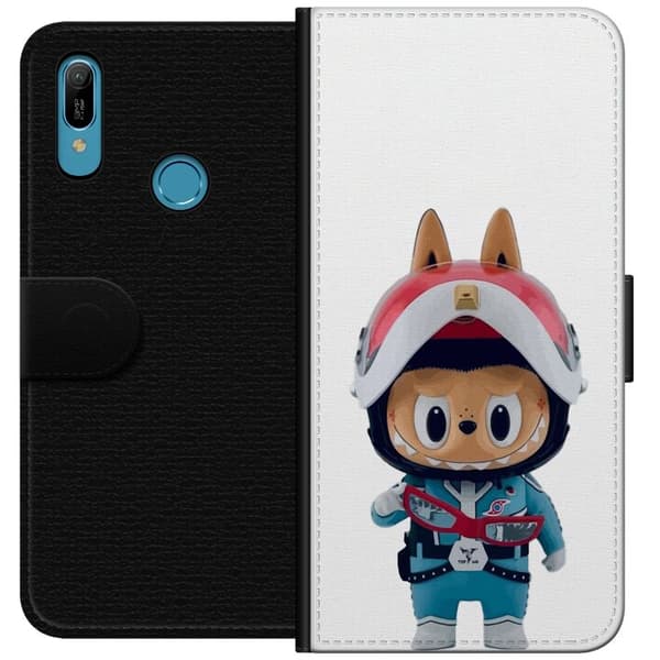 Huawei Y6 (2019) Plånboksfodral How2work Labubu The Monsters x Ultraman Blue Figure
