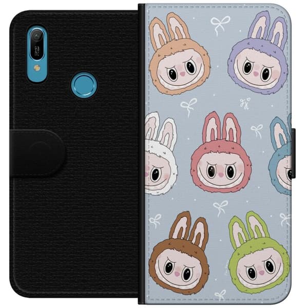 Huawei Y6 (2019) Lompakkokotelo Tähtikuvioitu hirviöasenne