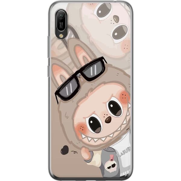 Huawei Y6 Pro (2019) Läpinäkyvä kuori Labubu Rainbow Chaos