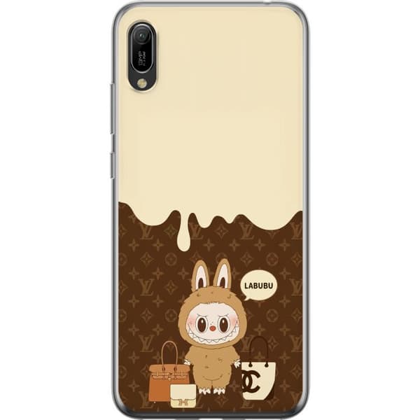 Huawei Y6 Pro (2019) Läpinäkyvä kuori Labubu Blue Chill - Sinisen sävyt ja rauhallinen ilme
