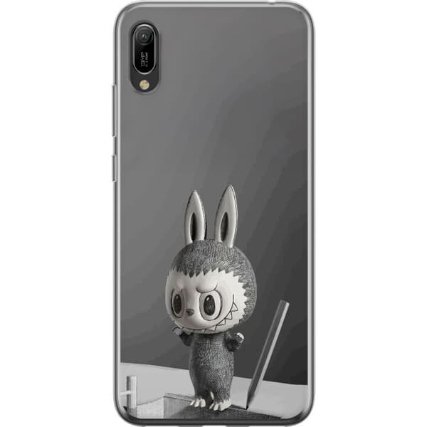 Huawei Y6 Pro (2019) Läpinäkyvä kuori Pop Mart MEGA LABUBU LABUBU Sketch 1000%