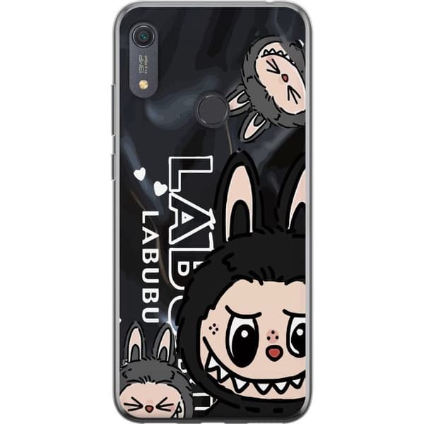 Huawei Y6s (2019) Läpinäkyvä kuori <nl>Labubu Black Energy - Musta kuviointi katutyyliin