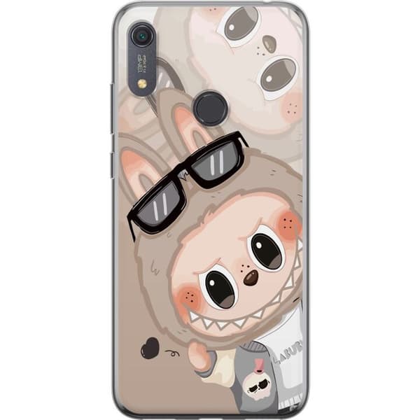 Huawei Y6s (2019) Läpinäkyvä kuori Labubu Rainbow Chaos