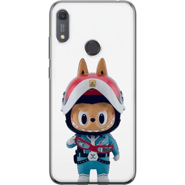 Huawei Y6s (2019) Läpinäkyvä kuori How2work Labubu hirviöt x Ultraman Blue -hahmo