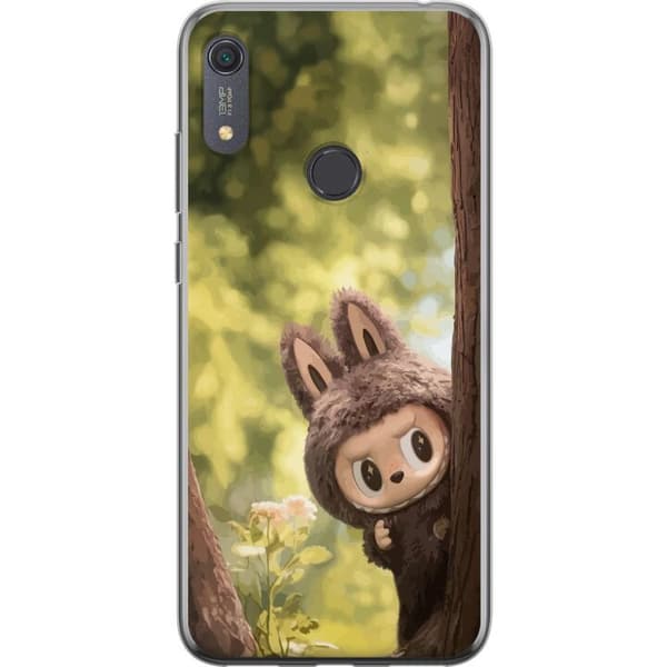 Huawei Y6s (2019) Läpinäkyvä kuori Labubu Graffiti Vibes – Katutaide hirviömuodossa