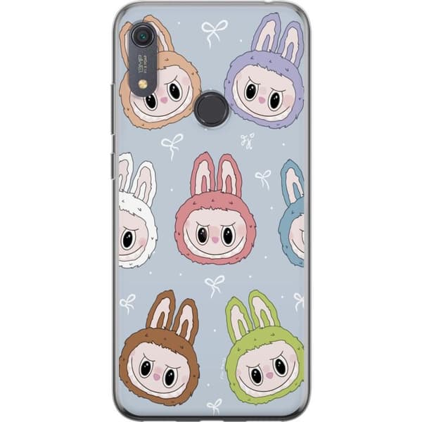 Huawei Y6s (2019) Genomskinligt Skal Labubu Star Pattern – Stjärnmönstrat med monsterlook