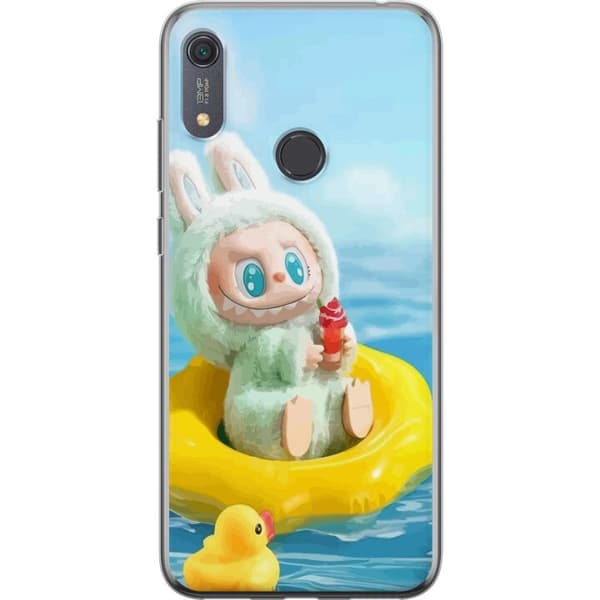 Huawei Y6s (2019) Gennemsigtig cover Labubu Stripe Attack - Striber møder monstre