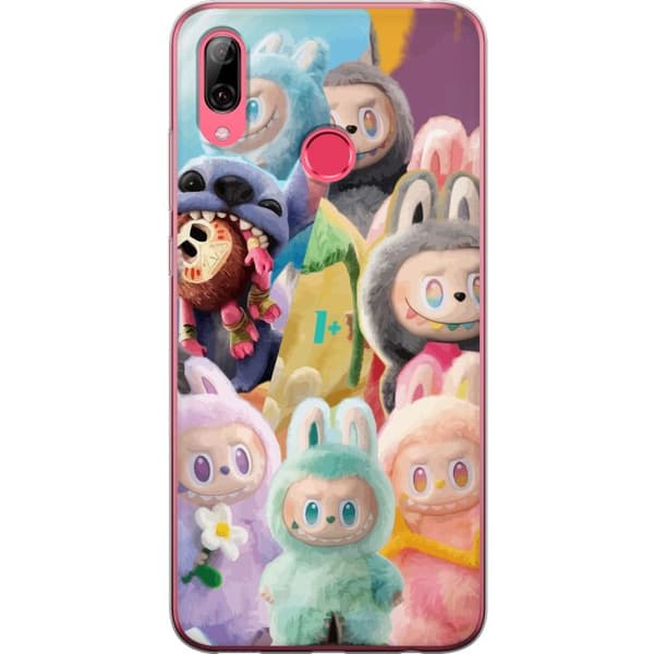 Huawei Y7 (2019) Genomskinligt Skal big into energy labubu