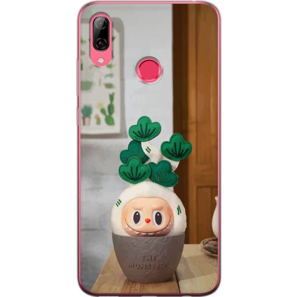 Huawei Y7 (2019) Genomskinligt Skal THE MONSTERS Naughty Plants