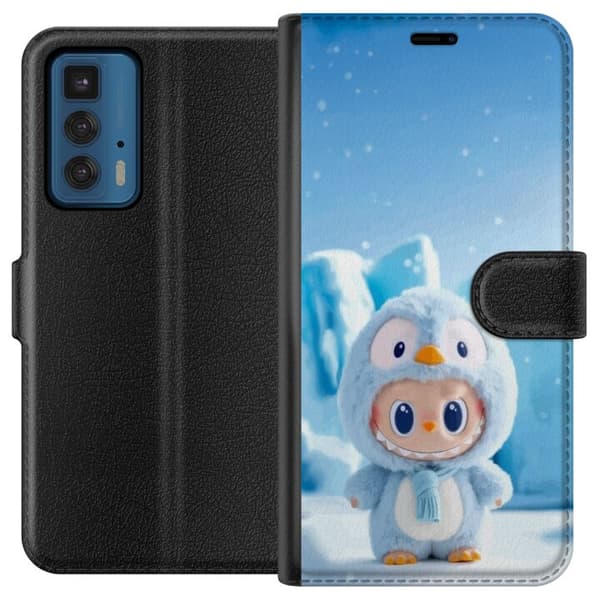 Motorola Edge 20 Pro Lompakkokotelo musta ritari fortnite
