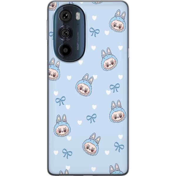 Motorola Edge 30 Pro Läpinäkyvä kuori Labubu Tuli Henki