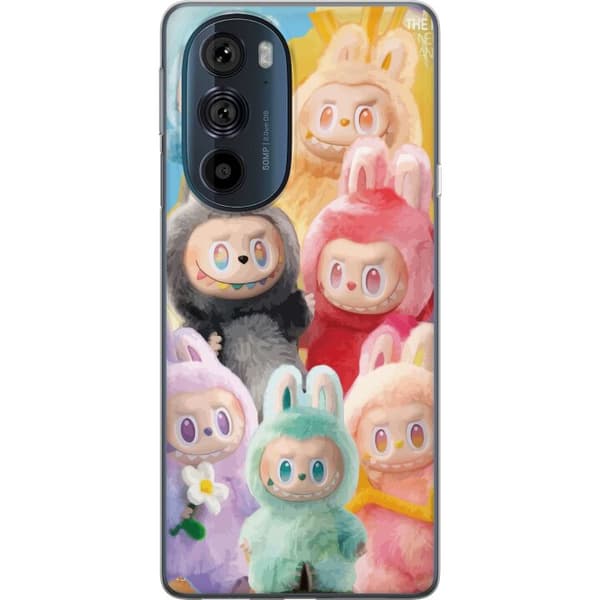 Motorola Edge 30 Pro Läpinäkyvä kuori Labubu Luonnos Tyyli