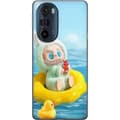 Pikkukuva 1 / 3: Motorola Edge 30 Pro Läpinäkyvä kuori Labubu Stripe Attack - Raidat kohtaavat hirviöt