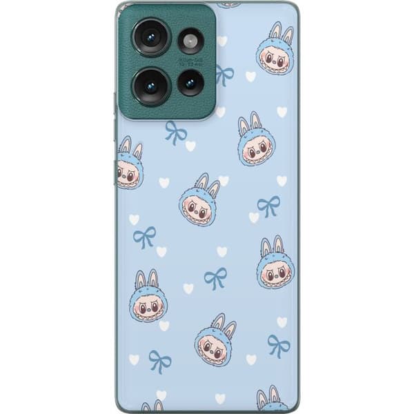 Motorola Edge 50 Läpinäkyvä kuori Labubu Tuli Henki