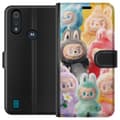 Pikkukuva 1 / 3: Motorola Moto E6i Lompakkokotelo Labubu Luonnos Tyyli
