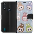 Pikkukuva 1 / 3: Motorola Moto E6i Lompakkokotelo Tähtikuvioitu hirviöasenne