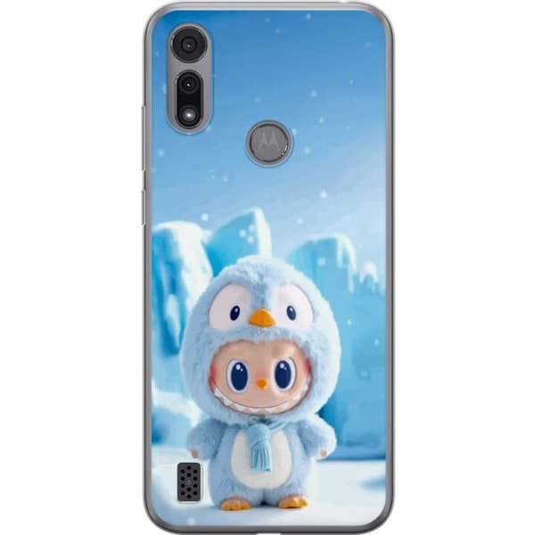Motorola Moto E6i Läpinäkyvä kuori musta ritari fortnite