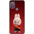 Miniatyrbilde 1 av 3: Motorola Moto G10 Gjennomsiktig deksel Pop Mart The Monsters Labubu Lykke til Vinyl Plysj Dukke