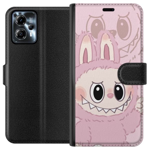 Motorola Moto G13 Tegnebogsetui Labubu Floral Freak
