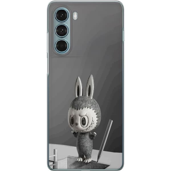 Motorola Moto G200 5G Läpinäkyvä kuori Pop Mart MEGA LABUBU LABUBU Sketch 1000%