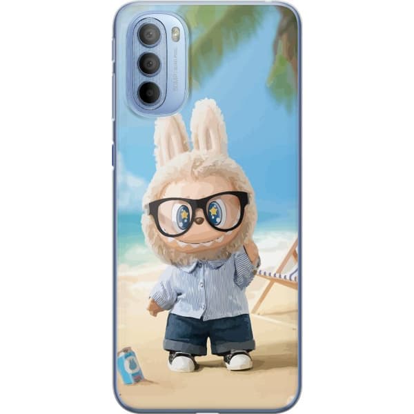 Motorola Moto G31 Genomskinligt Skal Labubu Dark Dreams – Mörk mystisk design