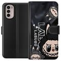 Pikkukuva 1 / 3: Motorola Moto G31 Lompakkokotelo <nl>Labubu Black Energy - Musta kuviointi katutyyliin