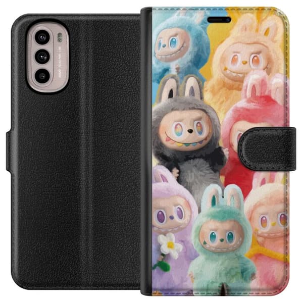 Motorola Moto G31 Tegnebogsetui Labubu Skitse Stil