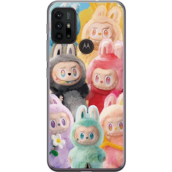 Motorola Moto G30 Läpinäkyvä kuori Labubu Luonnos Tyyli