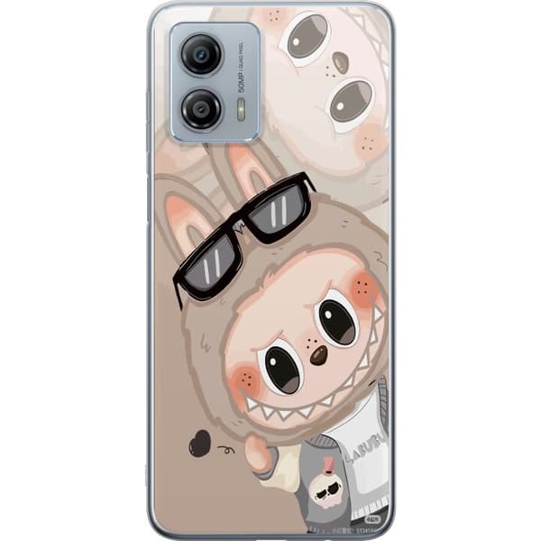 Motorola Moto G53 Läpinäkyvä kuori Labubu Rainbow Chaos