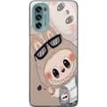 Miniatyrbillede 1 af 3: Motorola Moto G62 5G Gennemsigtig cover Labubu Rainbow Chaos