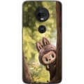 Miniatyrbild 1 av 3: Motorola Moto G7 Genomskinligt Skal Labubu Graffiti Vibes – Gatukonst i monsterform