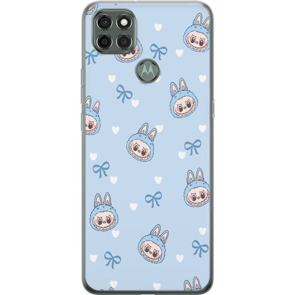 Motorola Moto G9 Power Gennemsigtig cover Labubu Ildånd