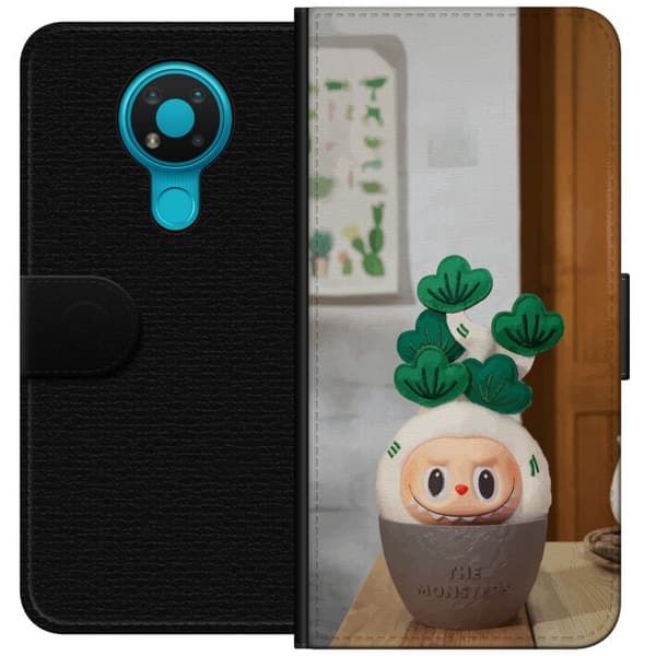 Nokia 3.4 Plånboksfodral THE MONSTERS Naughty Plants