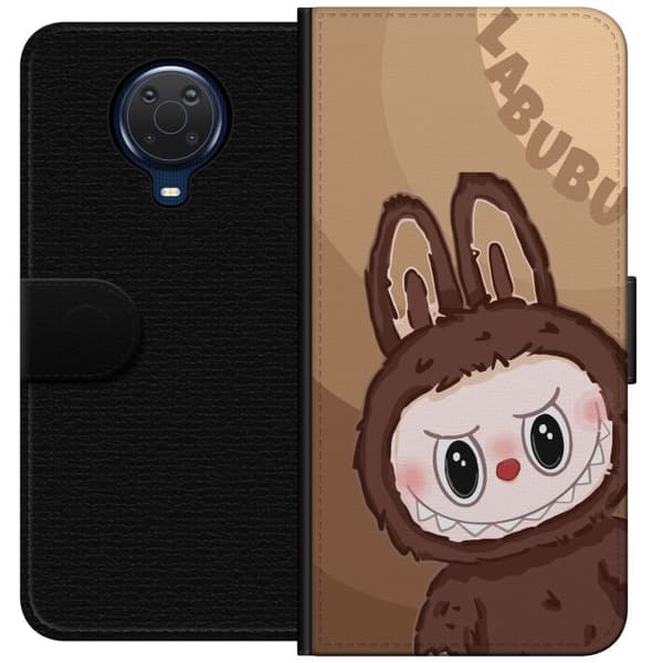 Nokia G20 Plånboksfodral Labubu Cloud Cutie – Vit och blå design med gullig stil