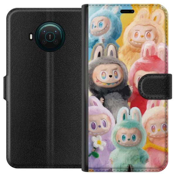 Nokia X10 Lommeboketui Labubu Skissestil