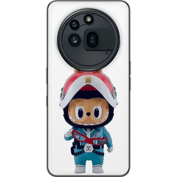 Nothing Phone (3a) Pro Gjennomsiktig deksel How2work Labubu Monstrene x Ultraman Blue Figur